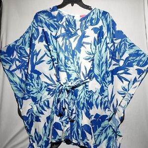 NWOT Flying Tomato Tropical Floral Print Sashed Mini Dress US Size Small